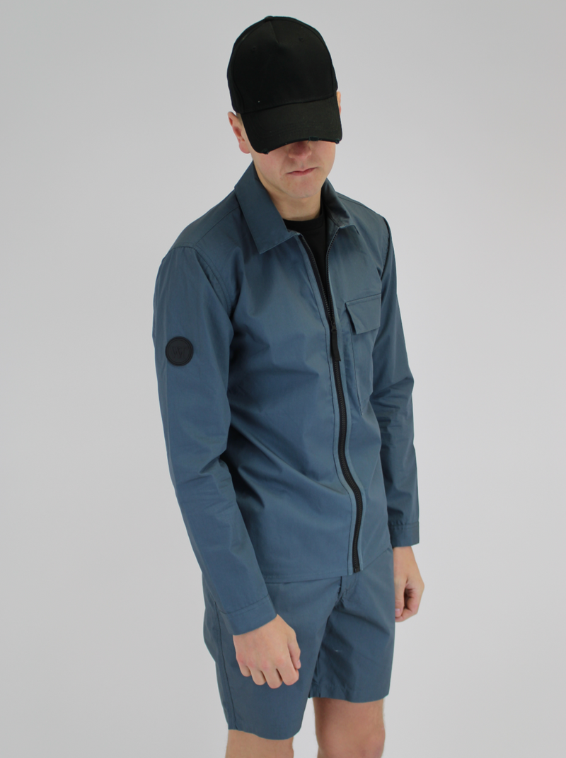 Petrol Blue Overshirt